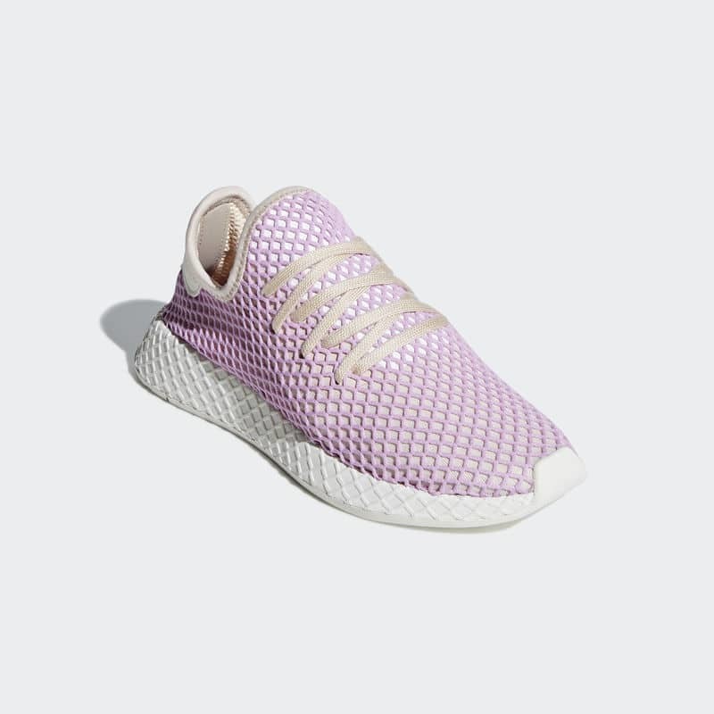 Adidas deerupt cheap white and lilac